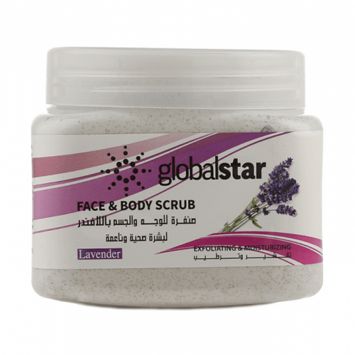 Global - Face and Body Scrub with Lavender Extract 500ml - JOUDFI