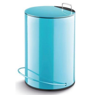 Lamart Pressed Waste Basket 5 Liter Steel Blue - JOUDFI