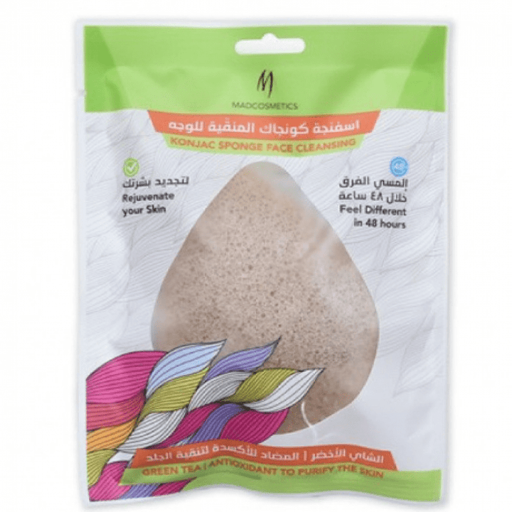 Mad Cosmetics - Konjac Purifying Facial Sponge with Green Tea - JOUDFI