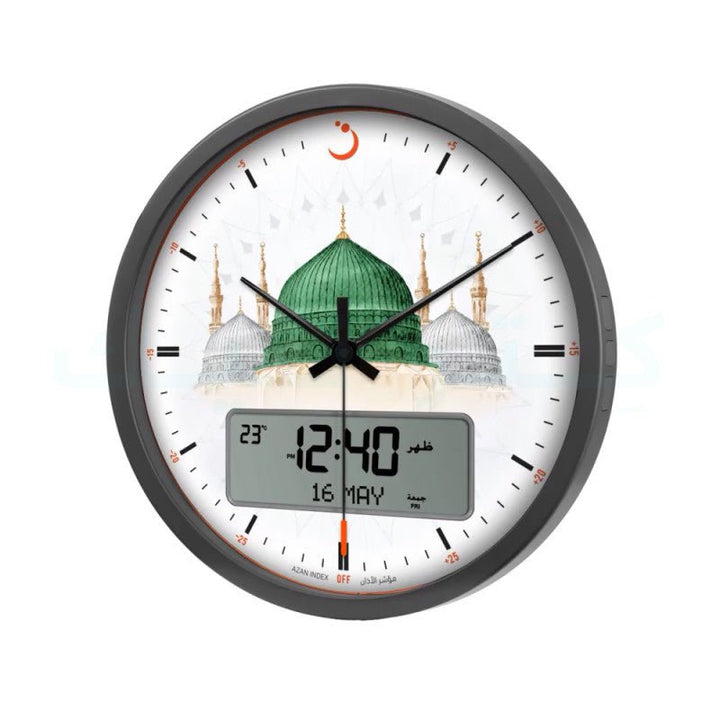 New wall clock in Medina Mosque CR - 23M - JOUDFI