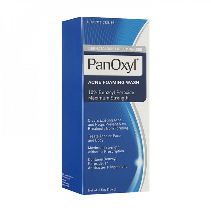 Panoxyl - Benzoyl Peroxide Acne Foaming Wash 10% 156g - JOUDFI