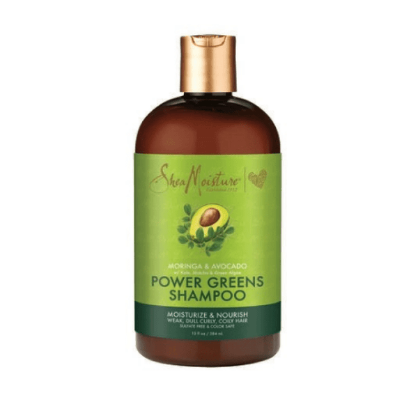 Shea Moisture - Moringa & Avocado Power Greens Shampoo 384 ml - JOUDFI