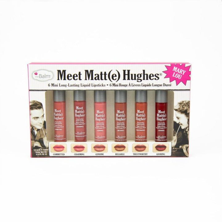 The Balm - Set Of 6 Mini Long Lasting Liquid Lipstick VOL 13 - JOUDFI