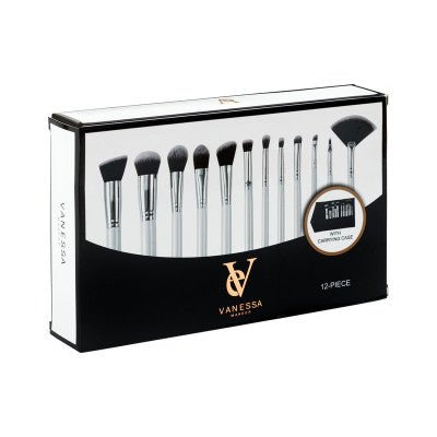 VANESSA MAKE UP - BRUSHES _12 PIECE - JOUDFI