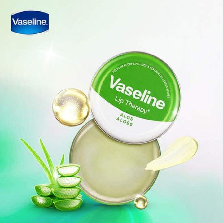 Vaseline Lip Therapy Tin Aloe Vera 20g - JOUDFI